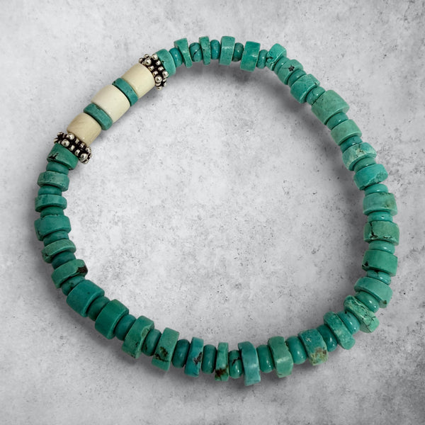 Ivory & Turquoise Bracelet