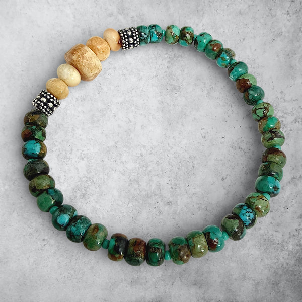 Ivory & Turquoise Bracelet