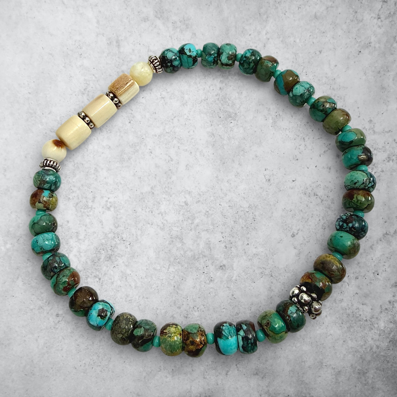 Ivory & Turquoise Bracelet