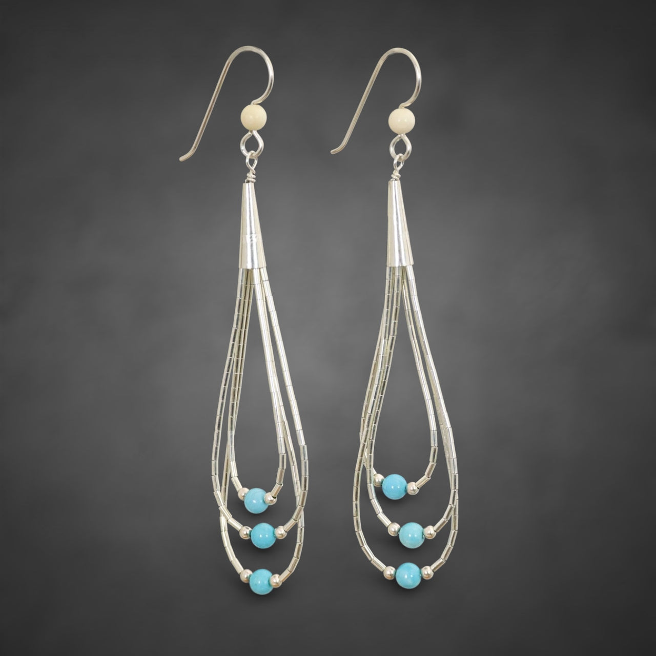 Ivory & Turquoise Earrings