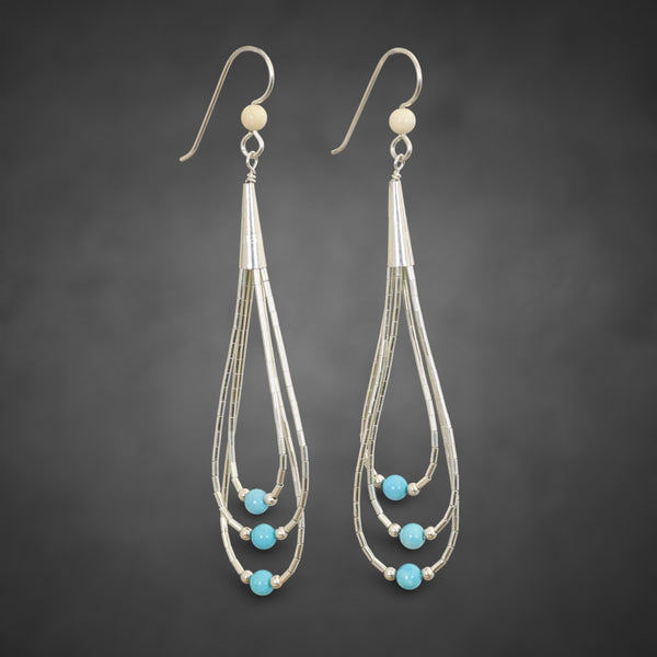 Ivory & Turquoise Earrings