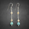 Ivory & Turquoise Earrings