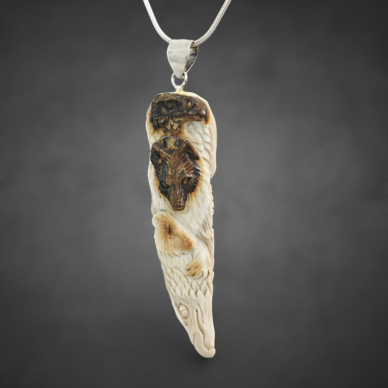 Eagle & Bear Totem Pendant
