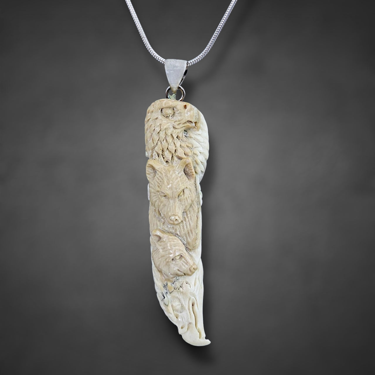 Eagle & Bear Totem Pendant