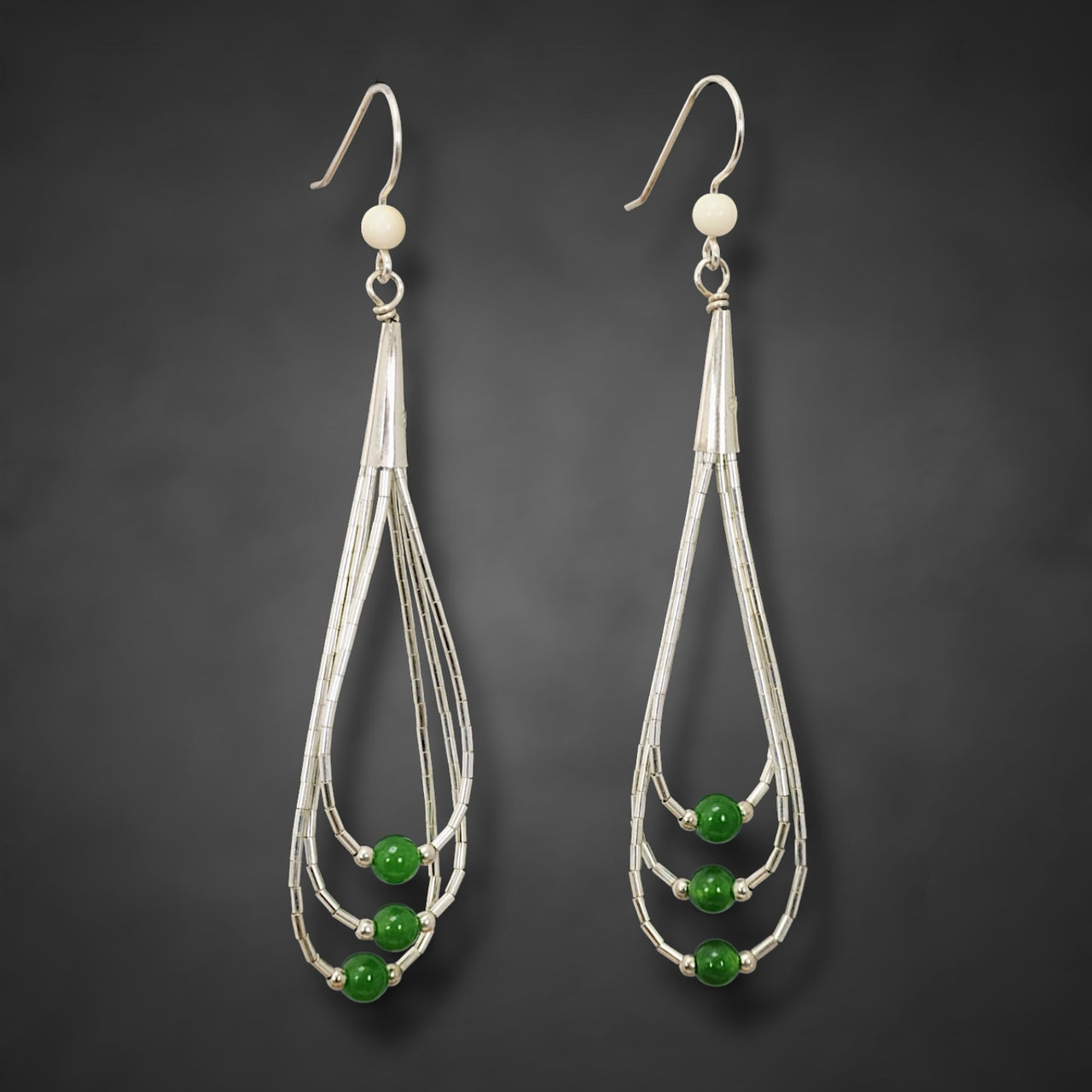 Jade & Ivory Earrings
