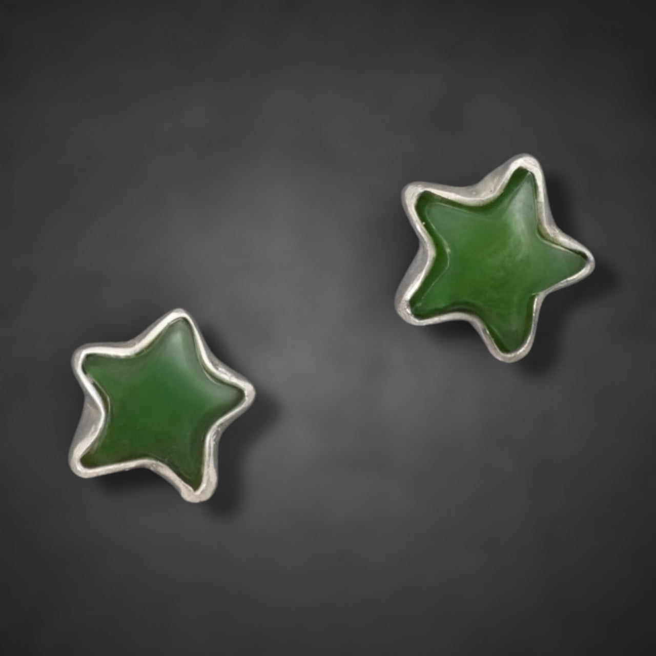 Jade Star Earrings