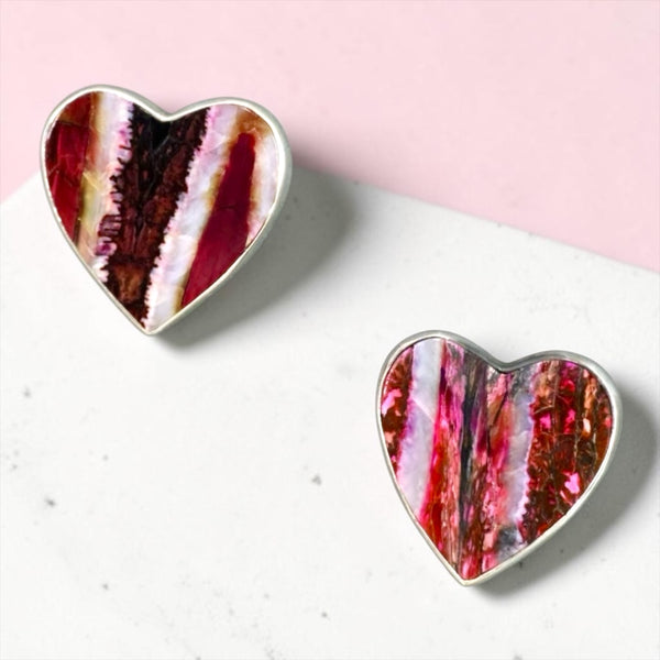 Heart Post Earrings