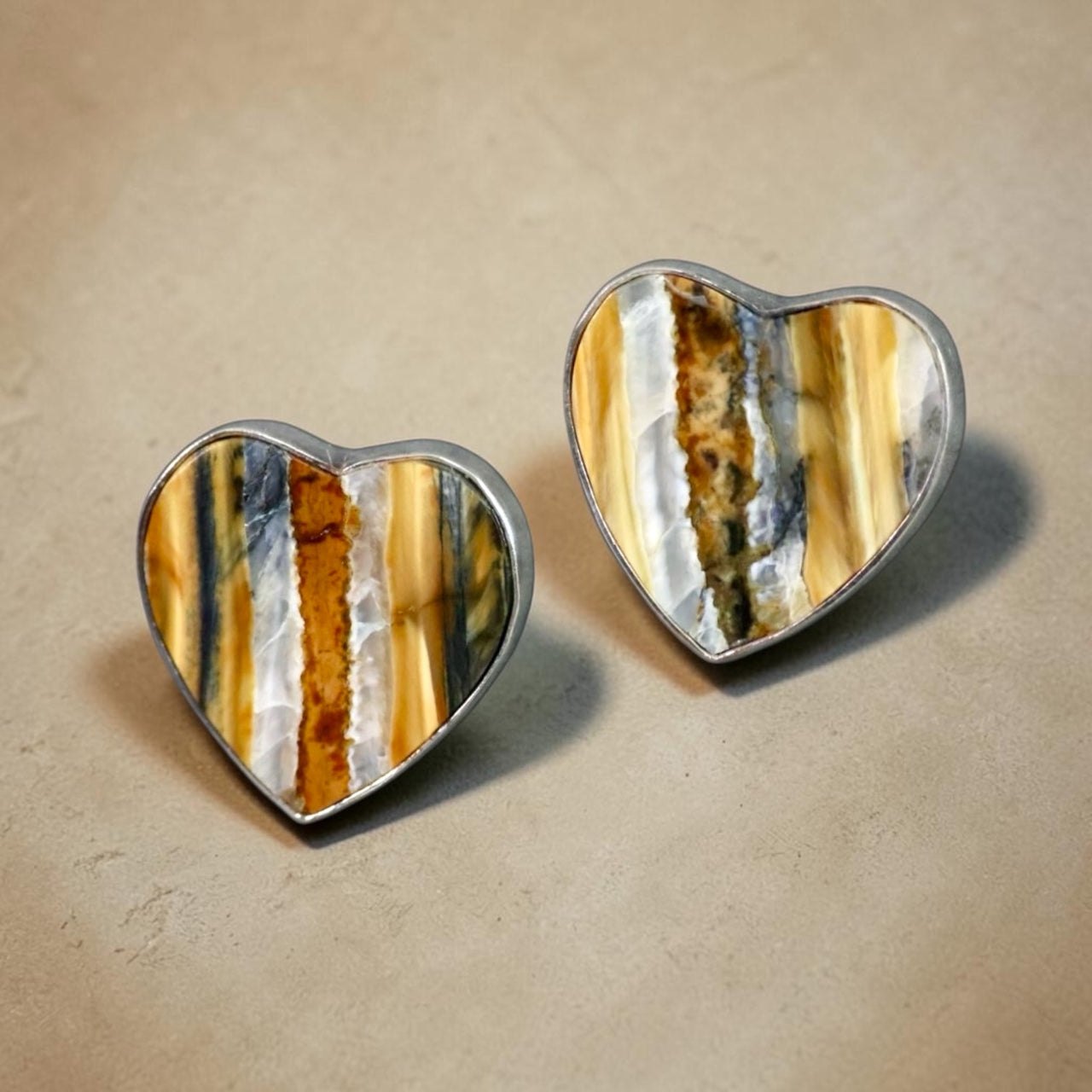 Heart Post Earrings