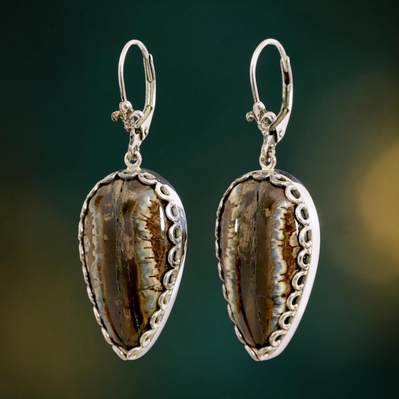 Mammoth Tooth Earrings