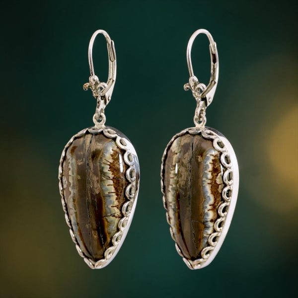 Mammoth Tooth Earrings