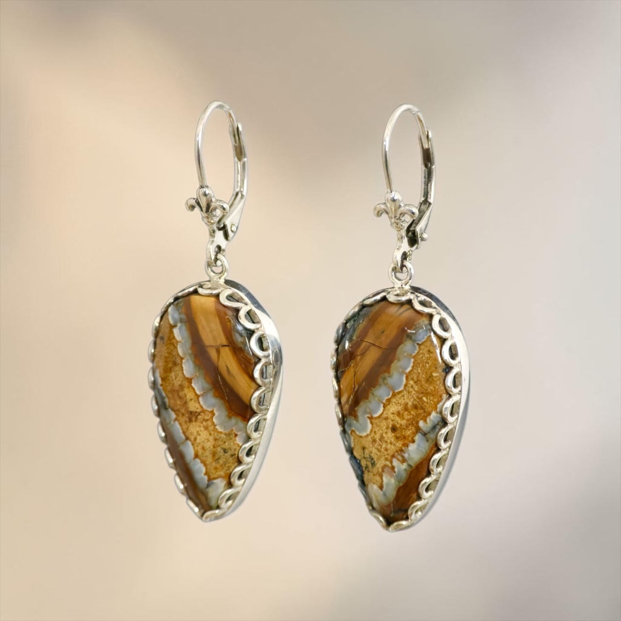 Mammoth Tooth Earrings