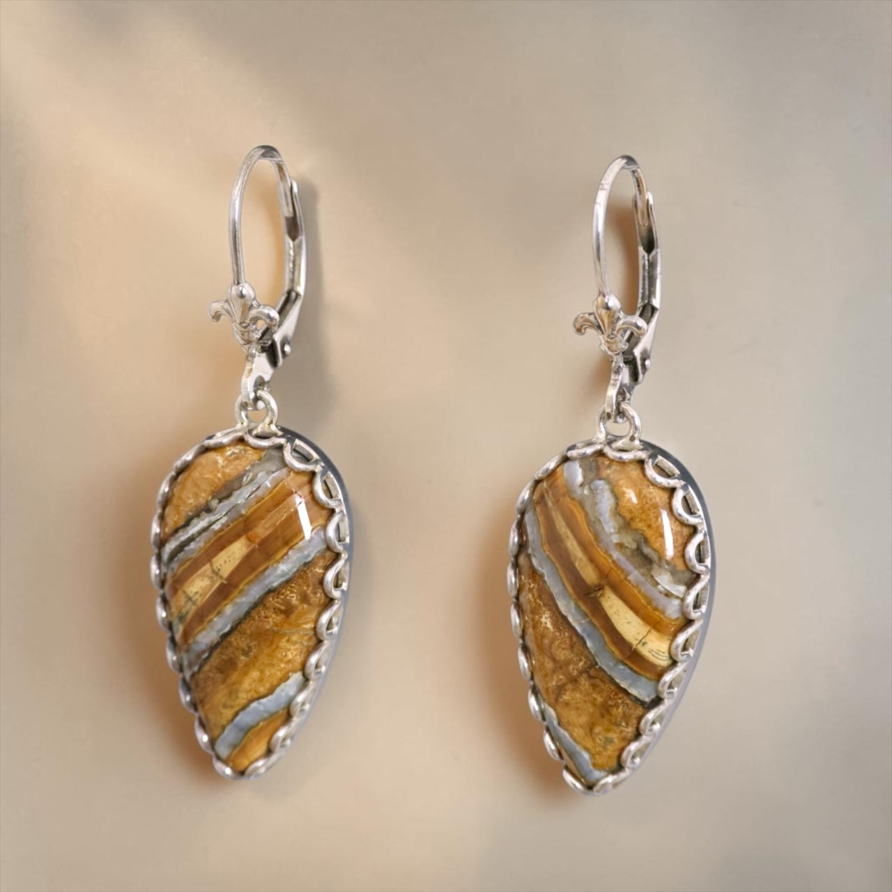 Mammoth Tooth Earrings