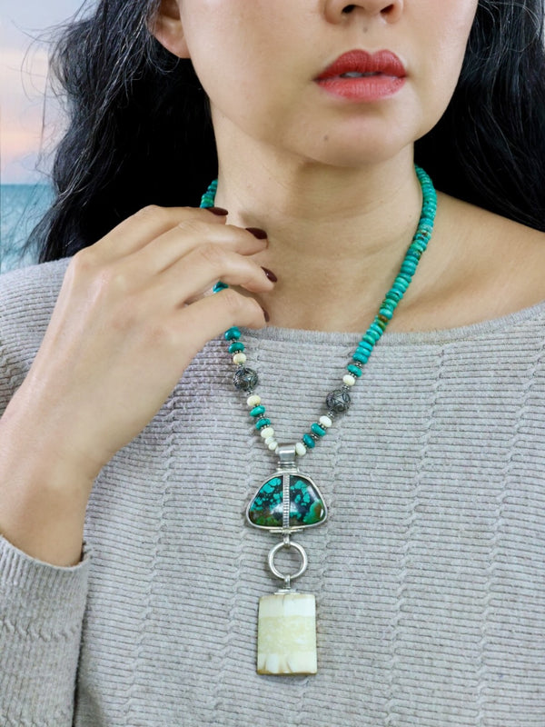 Ivory & Turquoise Necklace