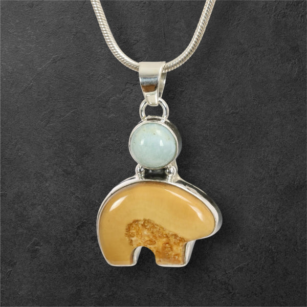 Ivory & Larimar Bear