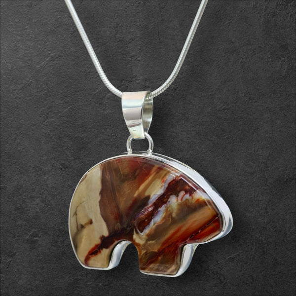 Mammoth Tooth Bear Pendant