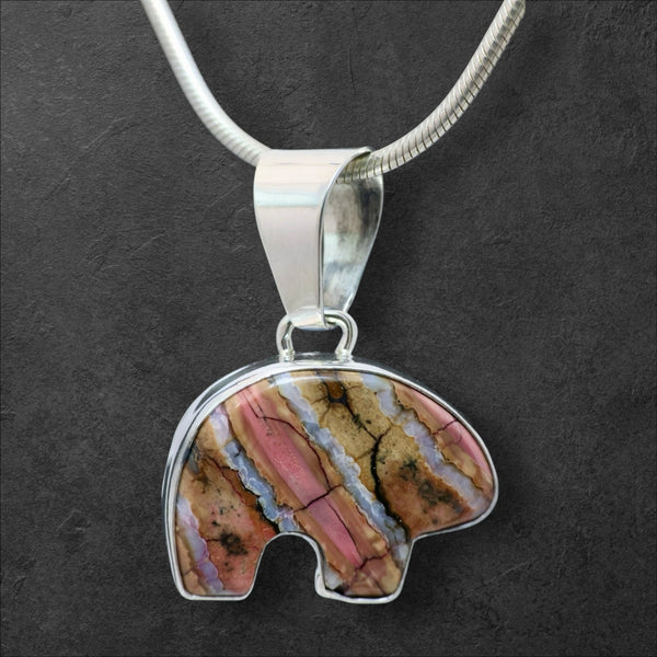 Mammoth Tooth Bear Pendant