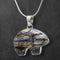 Mammoth Tooth Bear Pendant