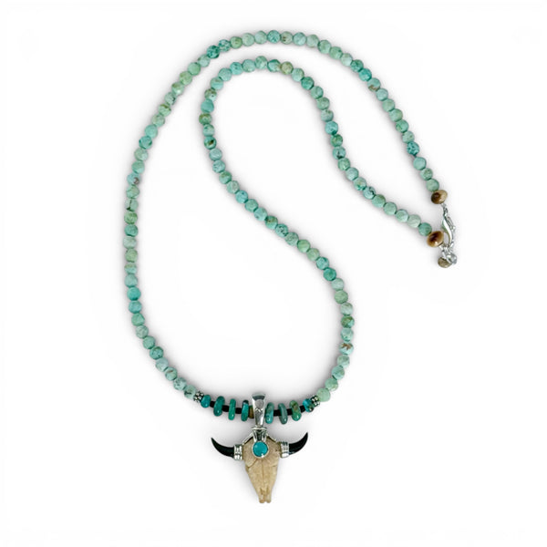 Ivory Skull Necklace
