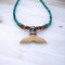 Whale Tail Turquoise Necklace