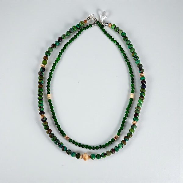 Ivory Jade & Turquoise Necklace