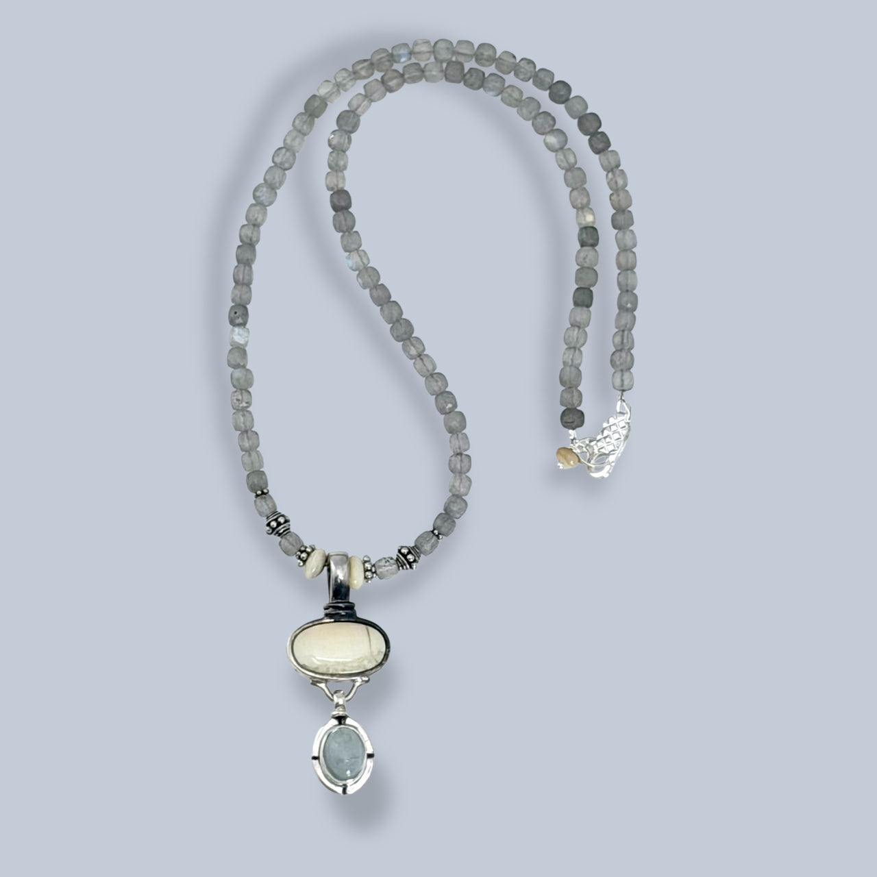Ivory & Labradorite Necklace
