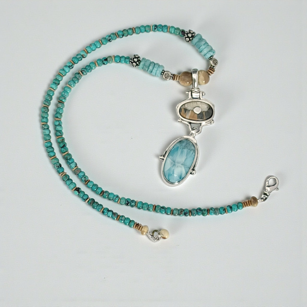 Ivory & Chrysoprase Necklace
