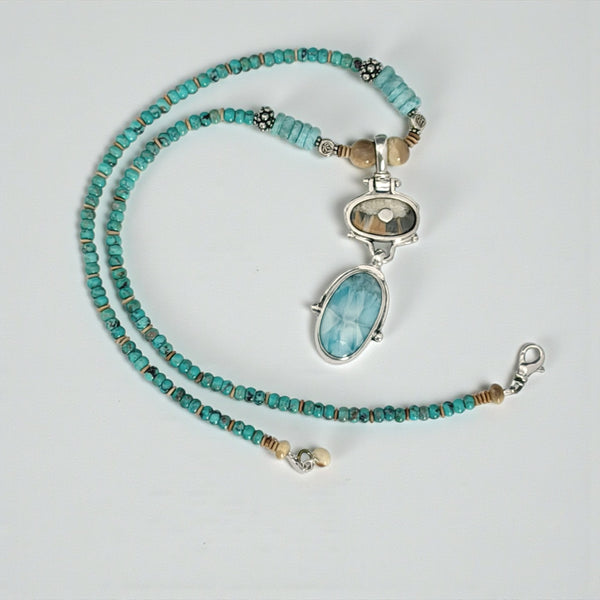 Ivory & Chrysoprase Necklace