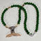 Ivory & Jade Whale Tail Necklace