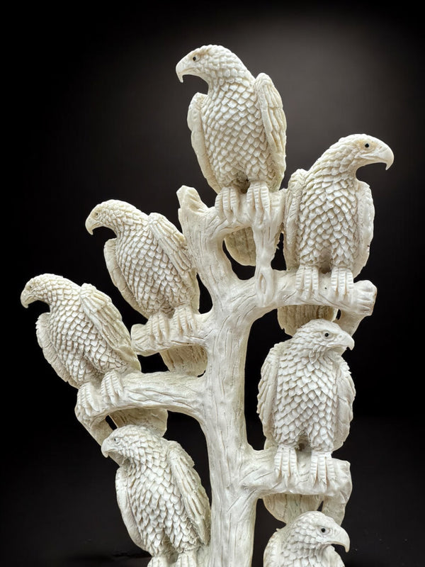 Eagle Tree Antler Carving