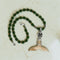Ivory & Jade Whale Tail Necklace