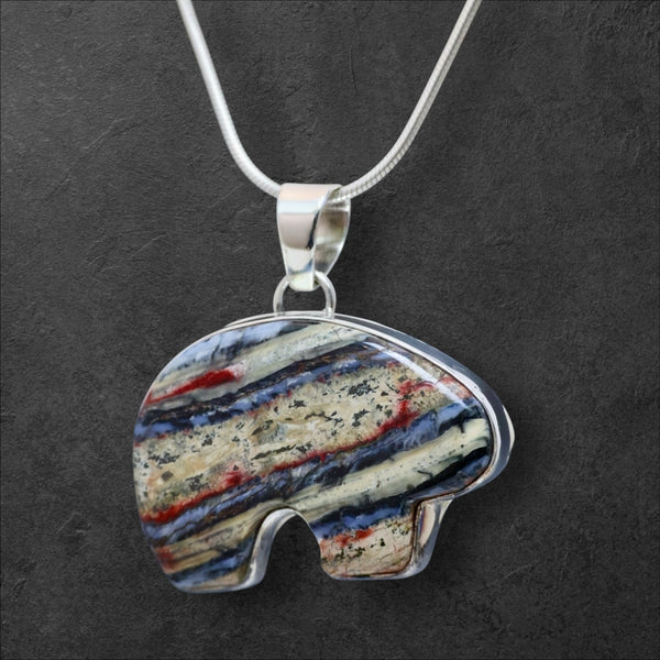 Mammoth Tooth Bear Pendant