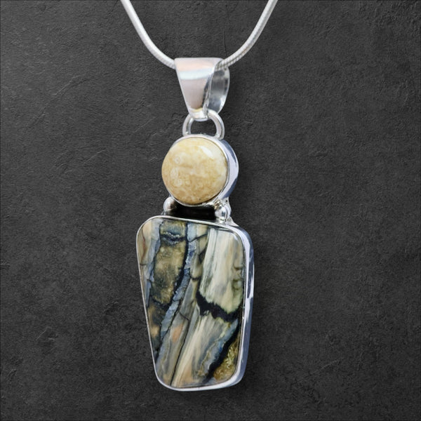 Ivory & Mammoth Tooth Pendant