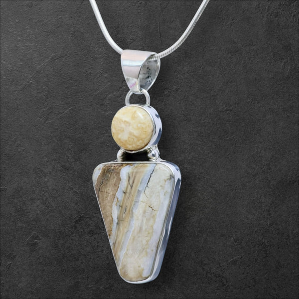 Ivory & Mammoth Tooth Pendant