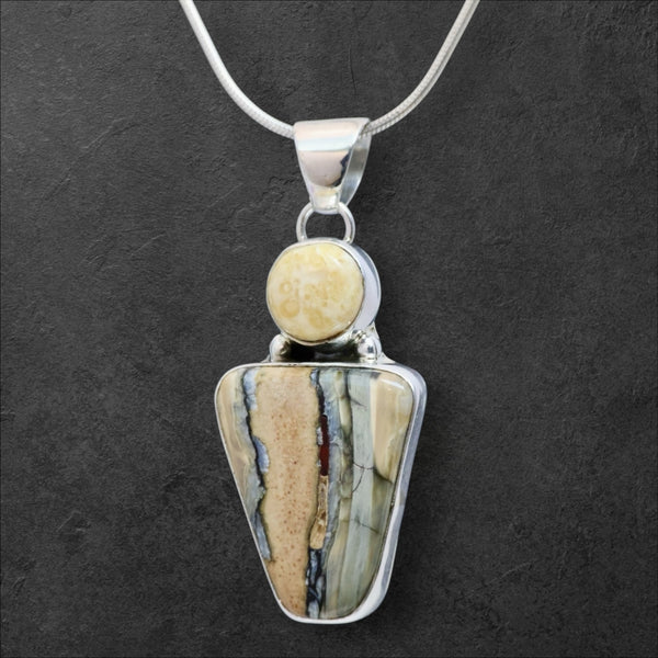 Ivory & Mammoth Tooth Pendant