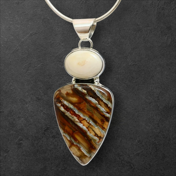 Ivory & Mammoth Tooth Pendant
