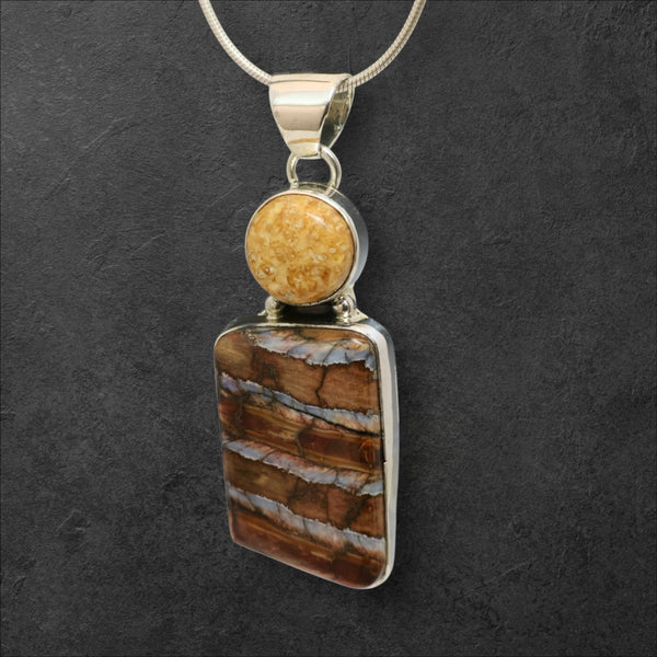 Ivory & Mammoth Tooth Pendant