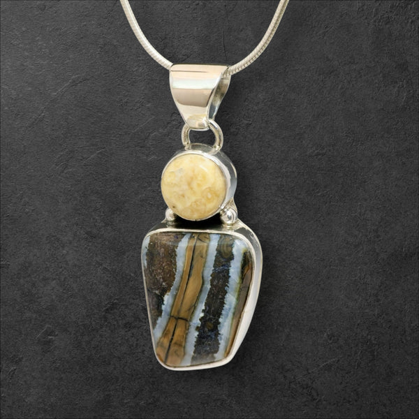 Ivory & Mammoth Tooth Pendant