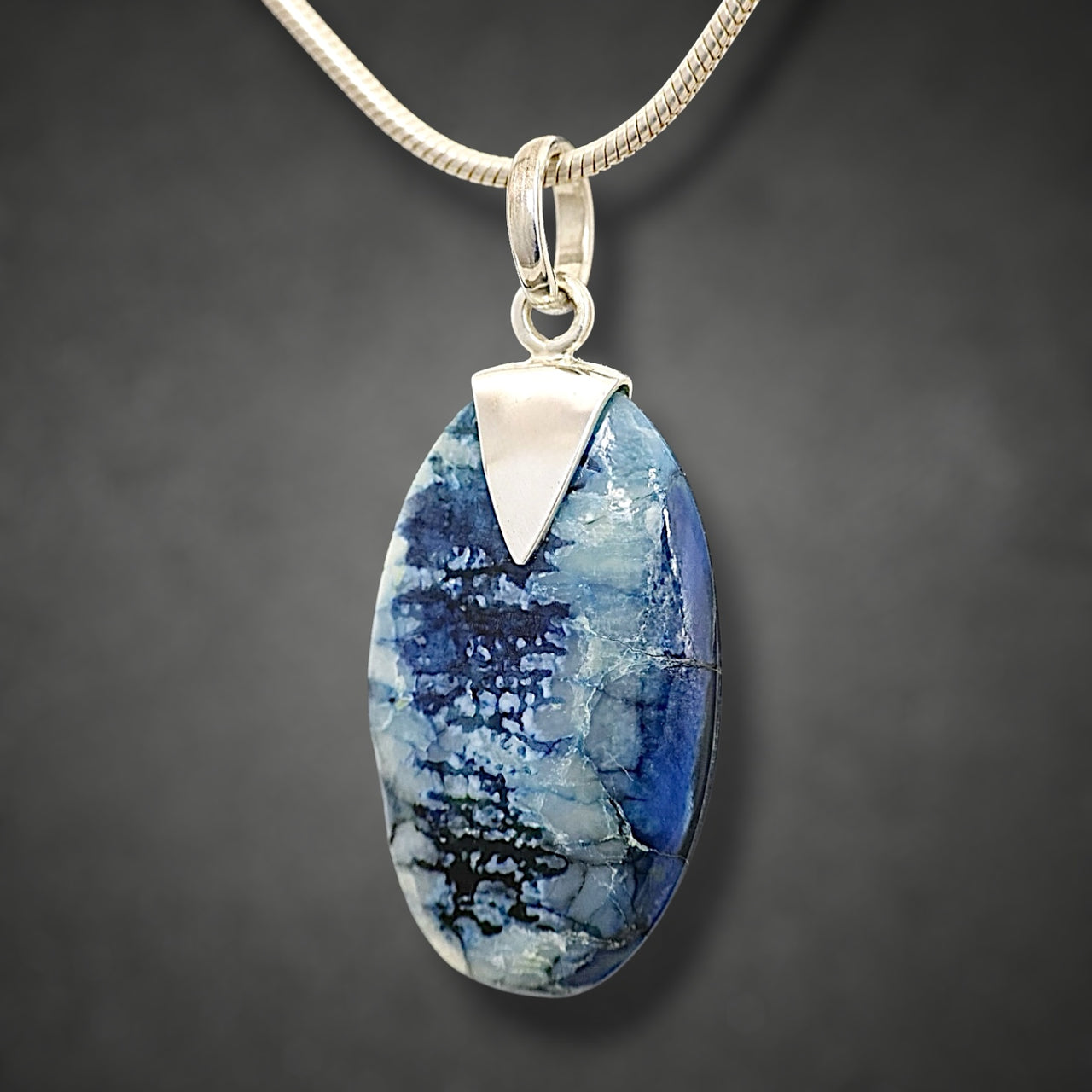 Mammoth Tooth Med Oval Pendant