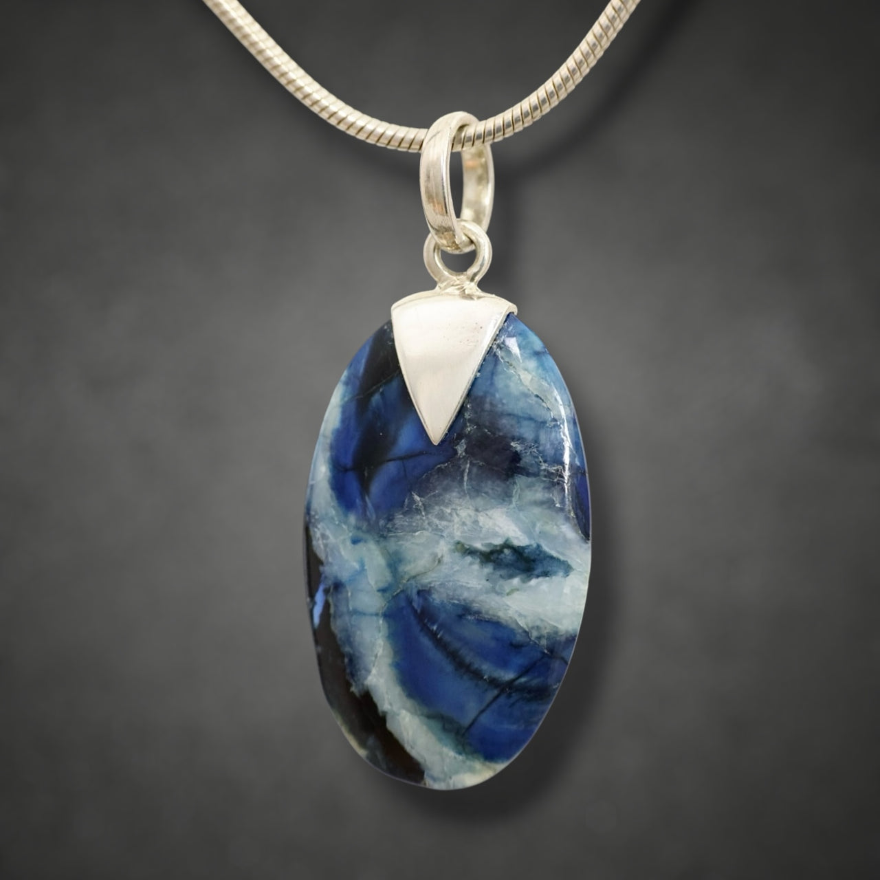 Mammoth Tooth Med Oval Pendant