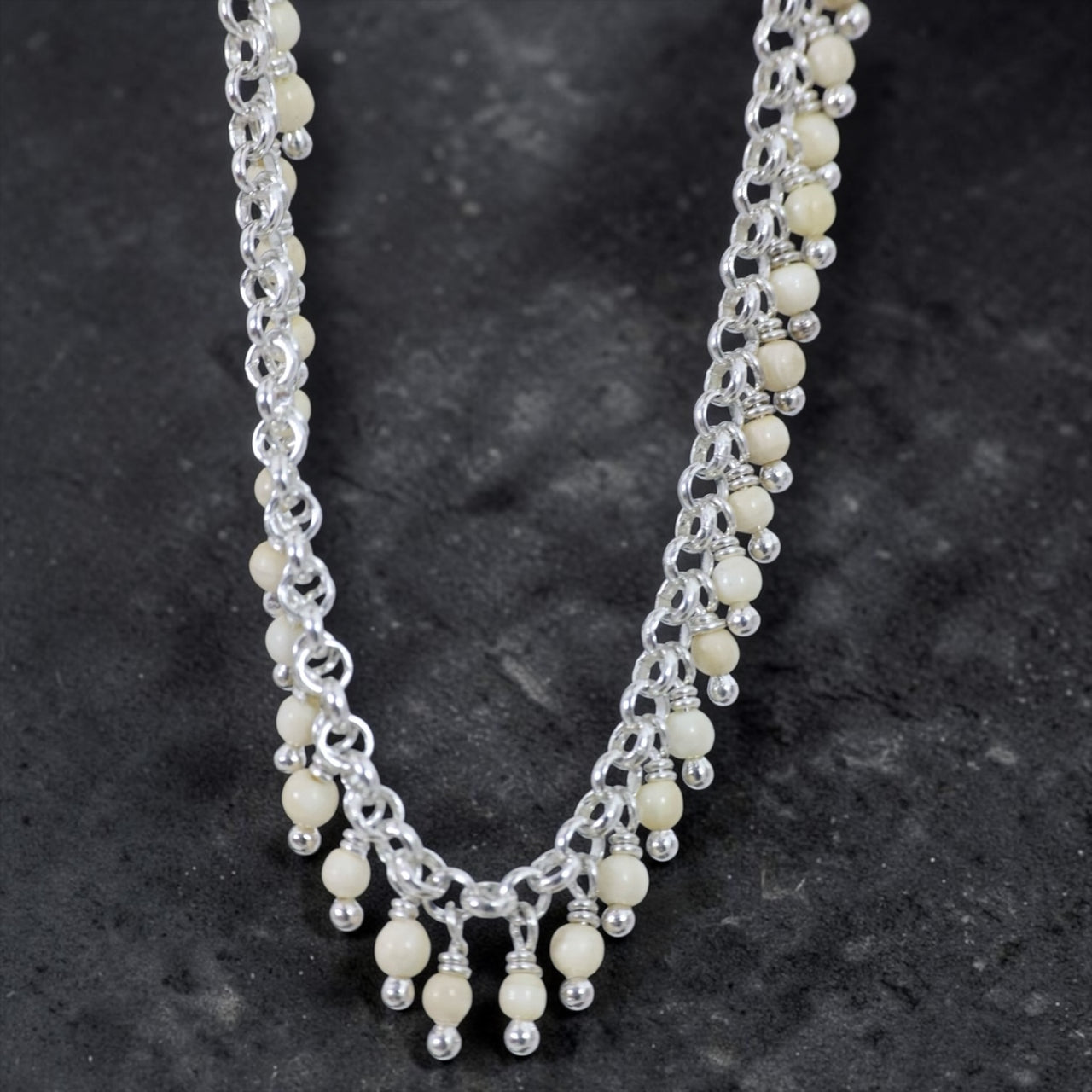 Ivory & Silver Necklace