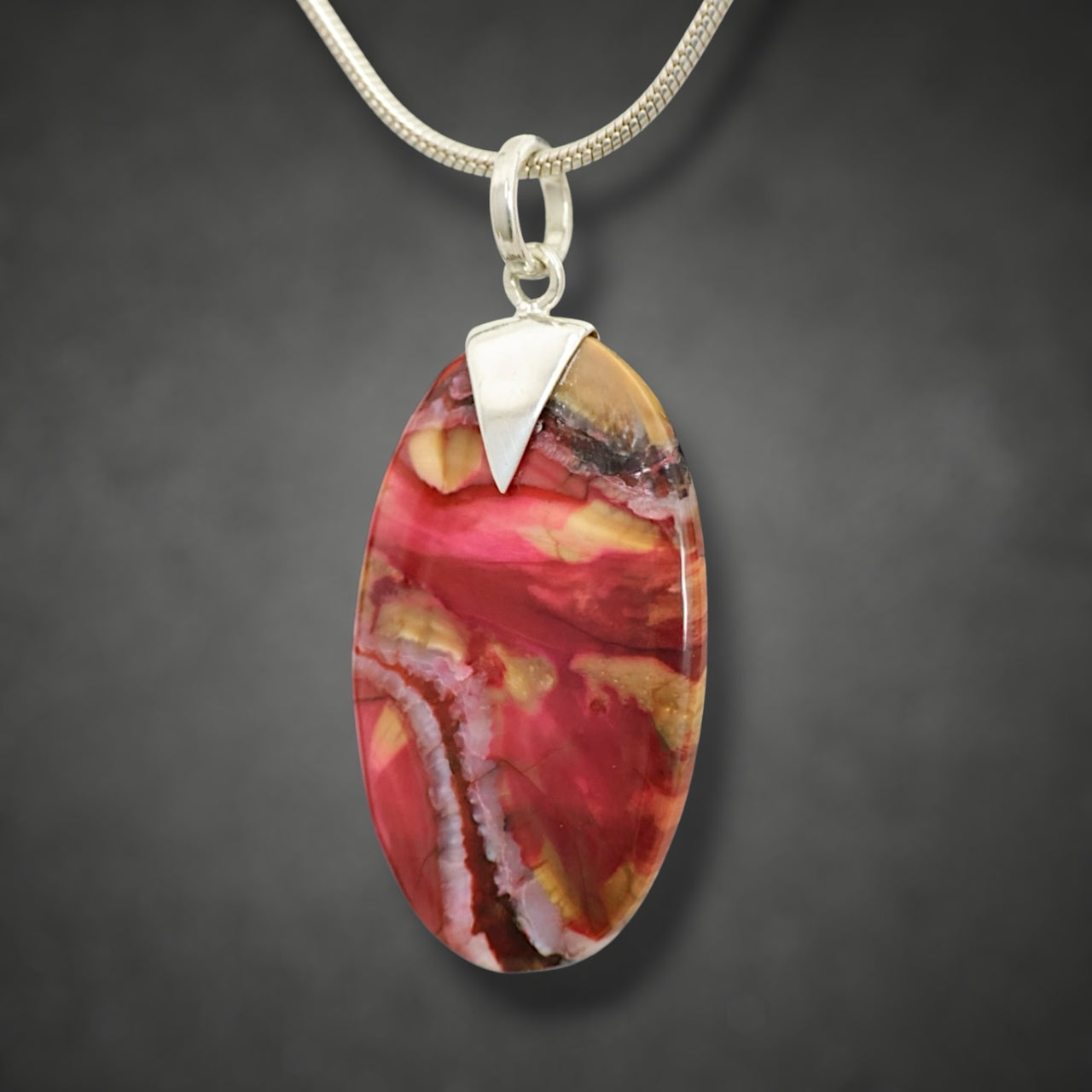 Mammoth Tooth Oval Pendant