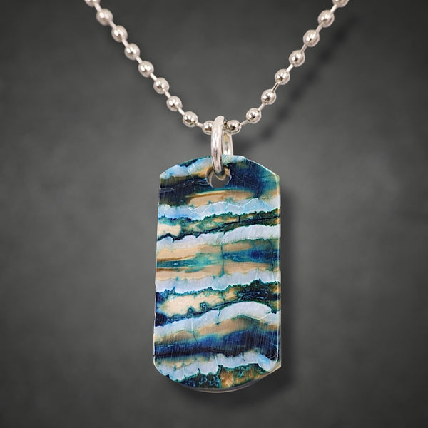 Small Mammoth Tooth Dog Tag