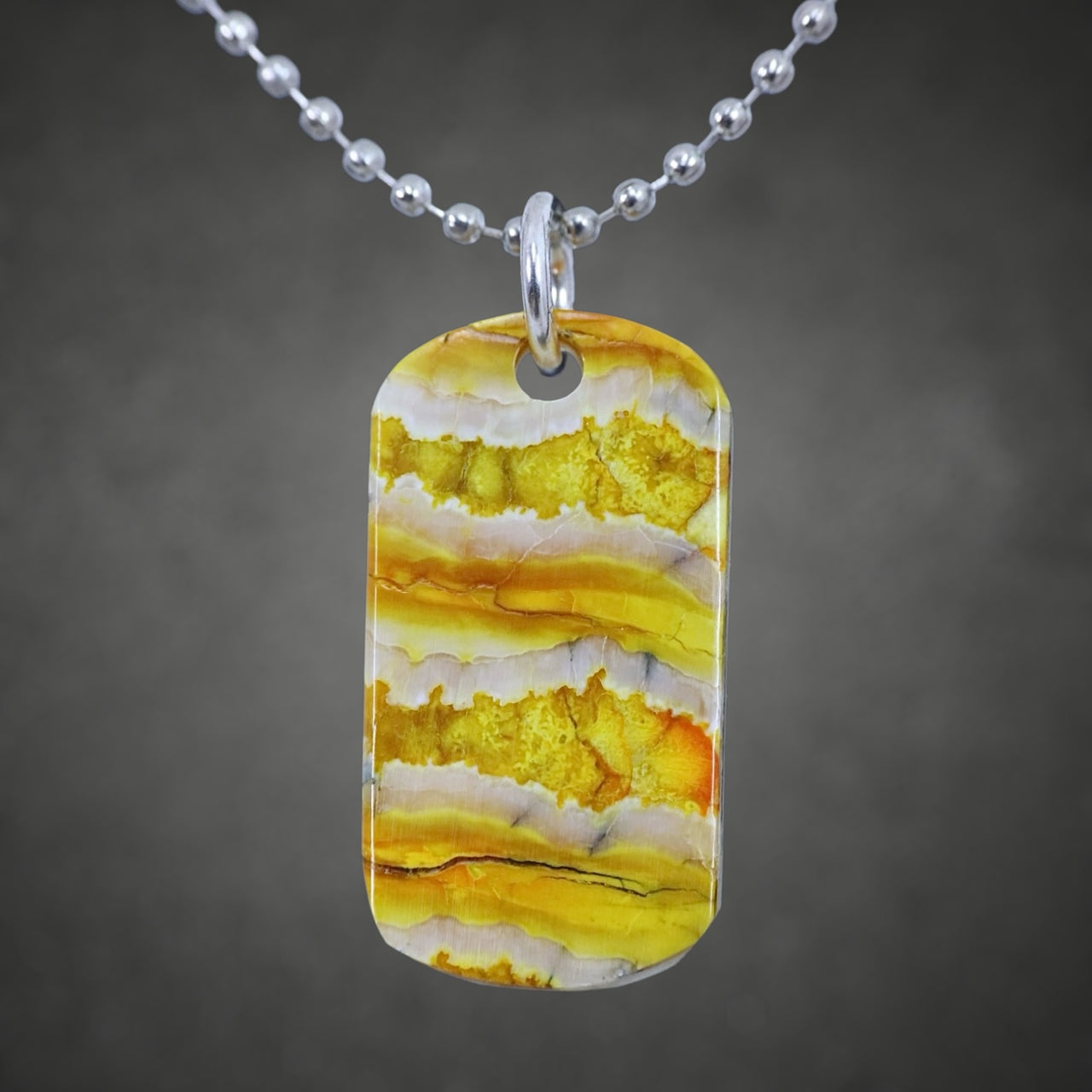 Small Mammoth Tooth Dog Tag
