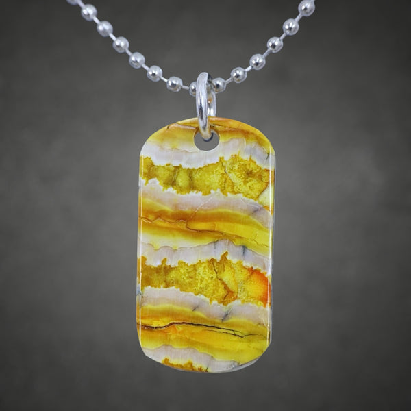 Small Mammoth Tooth Dog Tag
