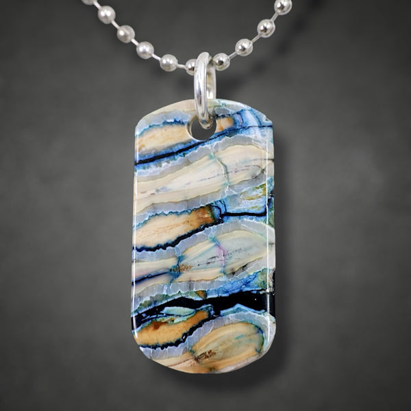 Small Mammoth Tooth Dog Tag