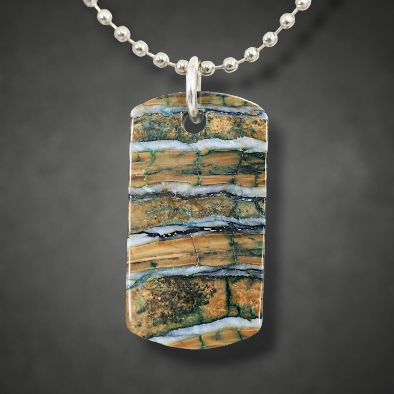 Small Mammoth Tooth Dog Tag
