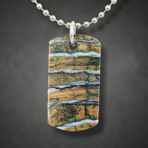 Small Mammoth Tooth Dog Tag