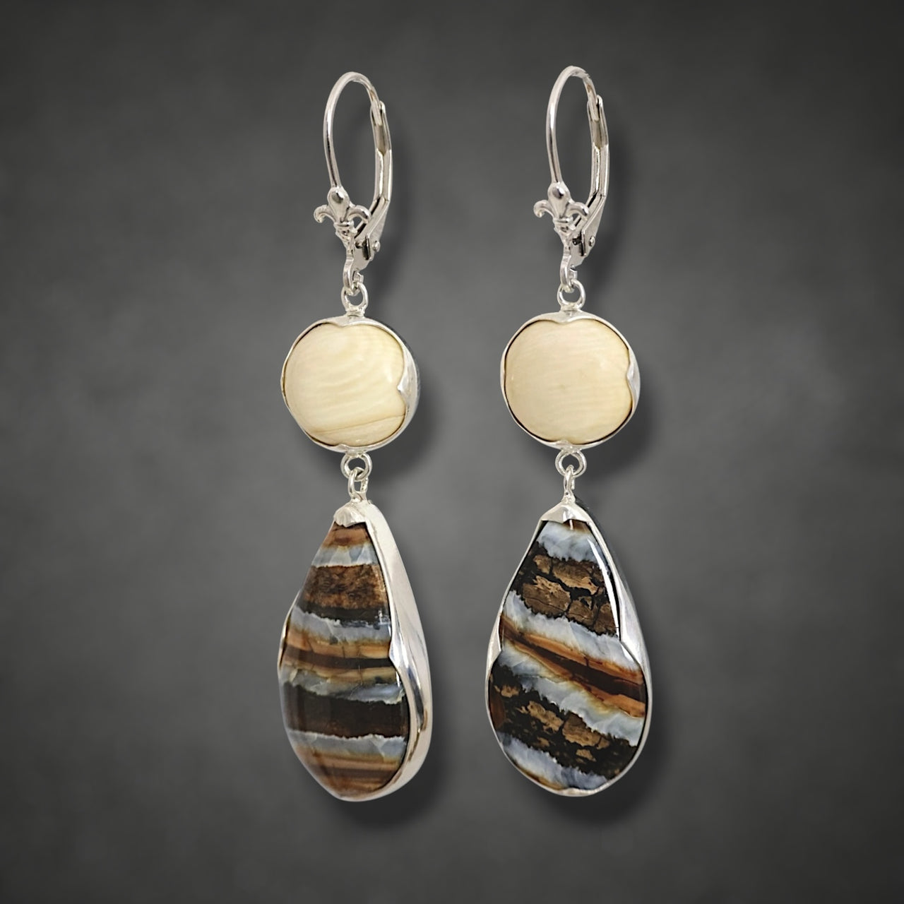 Ivory & Tooth Earrings