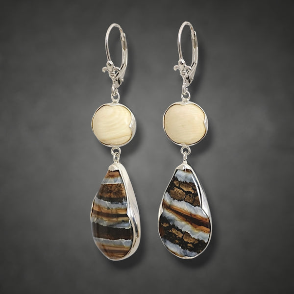 Ivory & Tooth Earrings