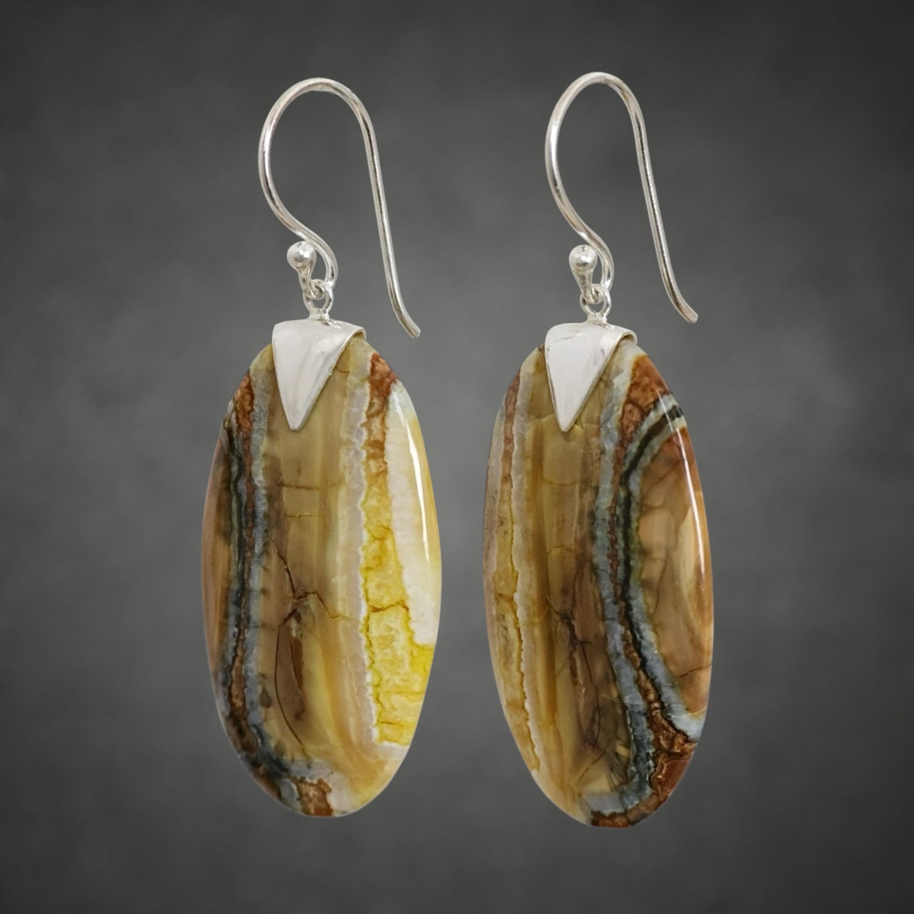 Mammoth Tooth XL Oval Earrings